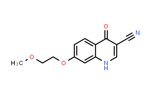 CAS No. 622369-72-6, 3-Quinolinecarbonitrile, 1,4-dihydro-7-(2-methoxyethoxy)-4-oxo-