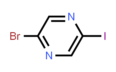 CAS No. 622392-04-5, 2-Bromo-5-iodopyrazine