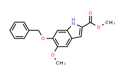 CAS No. 622862-42-4, Methyl 6-(benzyloxy)-5-methoxy-1H-indole-2-carboxylate
