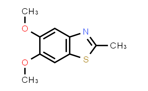 CAS No. 62306-04-1, 5,6-Dimethoxy-2-methylbenzo[d]thiazole