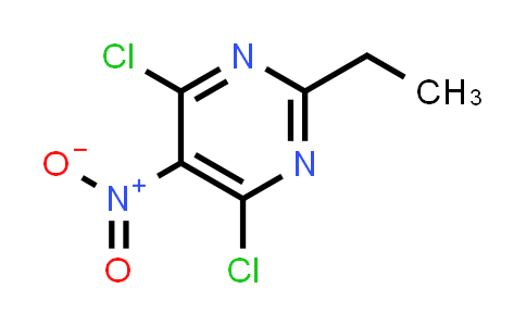 CAS No. 6237-95-2, 4,6-DICHLORO-2-ETHYL-5-NITROPYRIMIDINE
