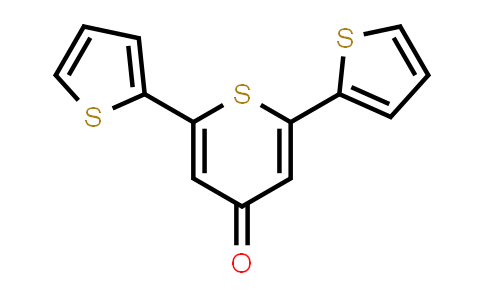CAS No. 62461-54-5, 2,6-Di(thiophen-2-yl)-4H-thiopyran-4-one