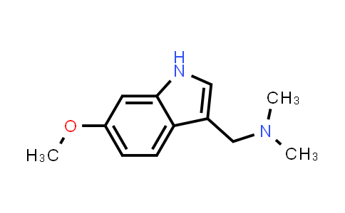 CAS No. 62467-65-6, 1-(6-Methoxy-1H-indol-3-yl)-N,N-dimethylmethanamine
