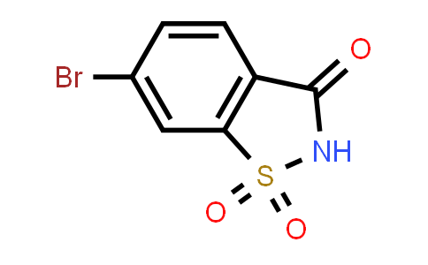 CAS No. 62473-92-1, 6-Bromobenzo[d]isothiazol-3(2H)-one 1,1-dioxide