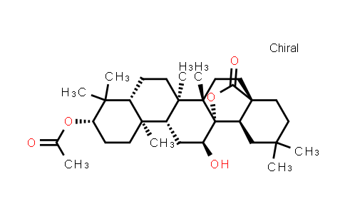 CAS No. 62498-83-3, 3beta-Acetoxy-12α-hydroxyoleanan-13β,28-olide