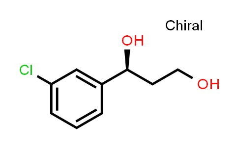 CAS No. 625095-57-0, (S)-1-(3-Chlorophenyl)propane-1,3-diol