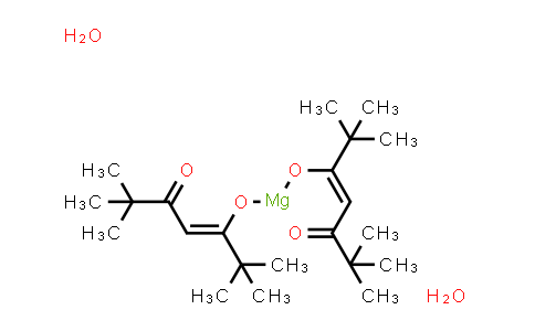 CAS No. 625832-70-4, Bis(2,2,6,6-tetramethyl-3,5-heptanedionato)magnesium dihydrate