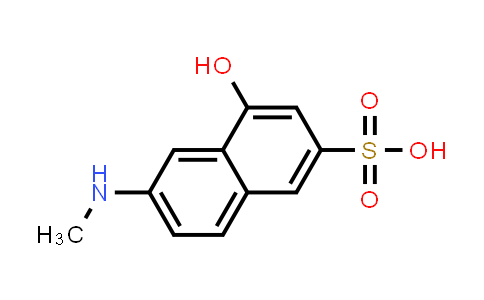 CAS No. 6259-53-6, 4-Hydroxy-6-(methylamino)naphthalene-2-sulfonic acid