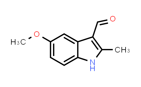 CAS No. 6260-86-2, 5-Methoxy-2-methyl-1H-indole-3-carbaldehyde