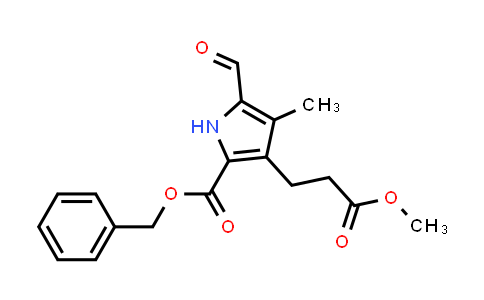 CAS No. 62618-53-5, Benzyl 5-formyl-3-(3-methoxy-3-oxopropyl)-4-methyl-1H-pyrrole-2-carboxylate