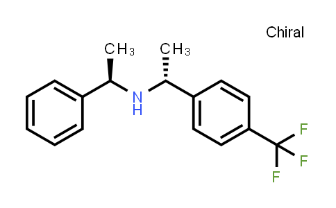 626244-12-0 | Benzenemethanamine, α-methyl-N-[(1R)-1-phenylethyl]-4-(trifluoromethyl)-, (αR)-