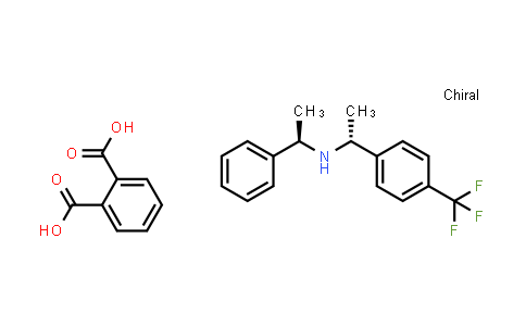 CAS No. 626244-13-1, (R)-1-phenyl-N-((R)-1-(4-(trifluoromethyl)phenyl)ethyl)ethanamine phthalate