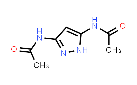CAS No. 62679-00-9, N-(3-Acetamido-1H-pyrazol-5-yl)acetamide