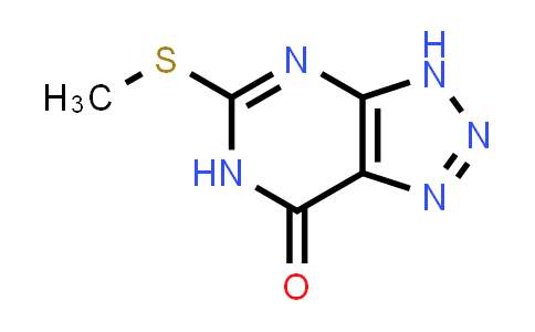 CAS No. 62700-63-4, 5-(Methylthio)-3,6-dihydro-7H-[1,2,3]triazolo[4,5-d]pyrimidin-7-one