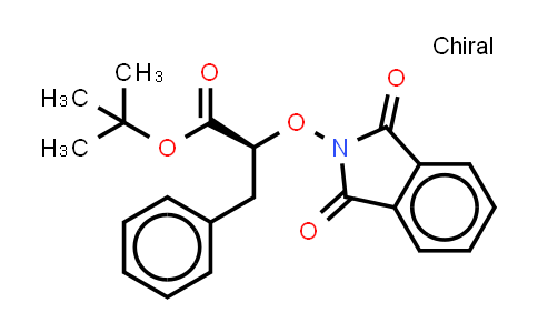 CAS No. 627079-32-7, Benzenepropanoic acid,α-[(1,3-dihydro-1,3-dioxo-2H-isoindol-2-yl)oxy]-, 1,1-dimethylethyl ester, (αS)-