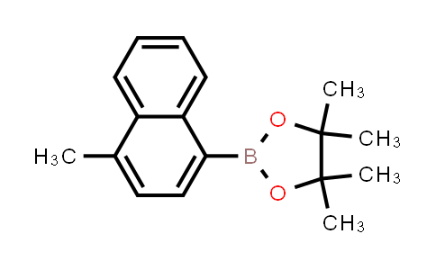 CAS No. 627526-50-5, 4,4,5,5-Tetramethyl-2-(4-methylnaphthalen-1-yl)-1,3,2-dioxaborolane