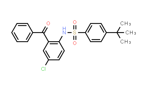 CAS No. 628300-40-3, N-(2-Benzoyl-4-chlorophenyl)-4-(tert-butyl)benzenesulfonamide