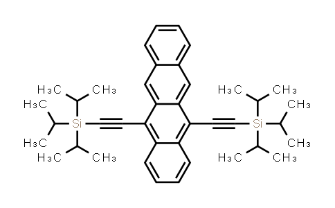 CAS No. 628316-50-7, 5,12-Bis((triisopropylsilyl)ethynyl)tetracene