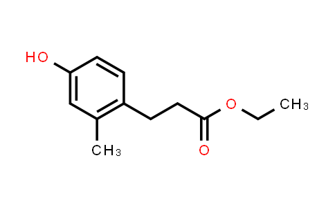 CAS No. 628333-29-9, Ethyl 3-(4-hydroxy-2-methylphenyl)propanoate