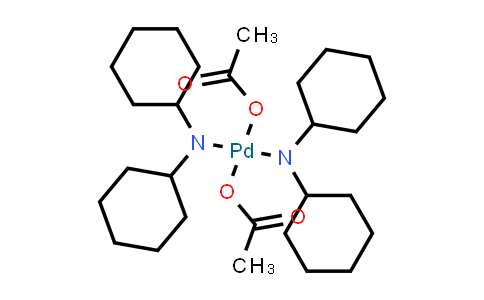 CAS No. 628339-96-8, Trans-Bis(dicyclohexylamine)palladium(II) acetate