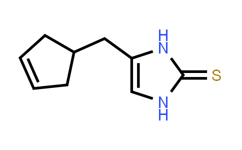 CAS No. 628730-30-3, 4-(Cyclopent-3-enylmethyl)-1,3-dihydroimidazole-2-thione