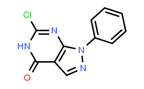 CAS No. 6288-99-9, 6-Chloro-1-phenyl-1,5-dihydro-4H-pyrazolo[3,4-d]pyrimidin-4-one
