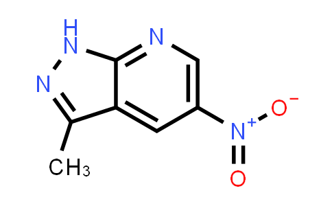 CAS No. 62908-83-2, 3-Methyl-5-nitro-1H-pyrazolo[3,4-b]pyridine
