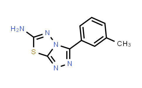 CAS No. 629652-21-7, 3-(m-tolyl)-[1,2,4]Triazolo[3,4-b][1,3,4]thiadiazol-6-amine