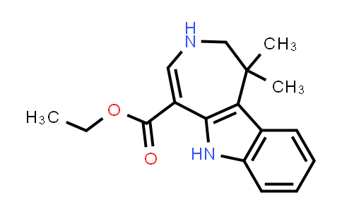 CAS No. 629662-20-0, Azepino[4,5-b]indole-5-carboxylic acid, 1,2,3,6-tetrahydro-1,1-dimethyl-, ethyl ester