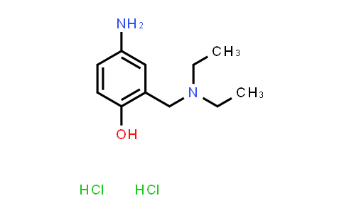 CAS No. 6297-14-9, 4-Amino-2-((diethylamino)methyl)phenol dihydrochloride