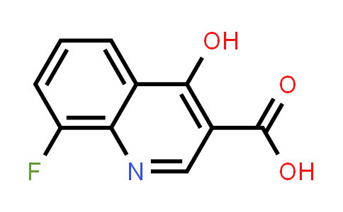 CAS No. 63010-70-8, 8-Fluoro-4-hydroxyquinoline-3-carboxylic acid