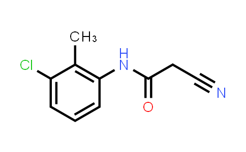 CAS No. 63034-96-8, N-(3-chloro-2-methylphenyl)-2-cyanoacetamide