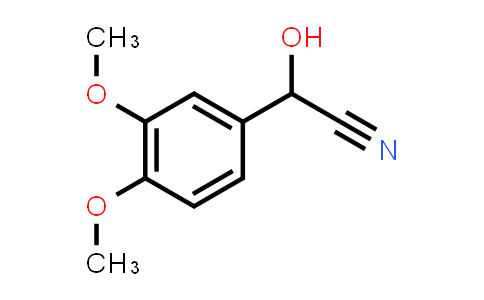 CAS No. 6309-18-8, 2-(3,4-Dimethoxyphenyl)-2-hydroxyacetonitrile