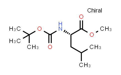 CAS No. 63096-02-6, Methyl (tert-butoxycarbonyl)-L-leucinate