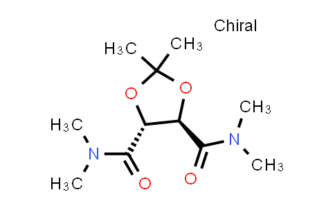 CAS No. 63126-29-4, (4R,5R)-N,N,N',N'-2,2-Hexamethyl-1,3-dioxolane-4,5-dicarboxamide