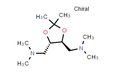 CAS No. 63126-30-7, 1,1'-((4S,5S)-2,2-Dimethyl-1,3-dioxolane-4,5-diyl)bis(N,N-dimethylmethanamine)