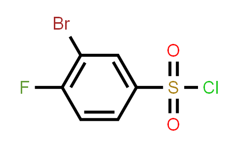 CAS No. 631912-19-1, 3-Bromo-4-fluorobenzene-1-sulfonyl chloride