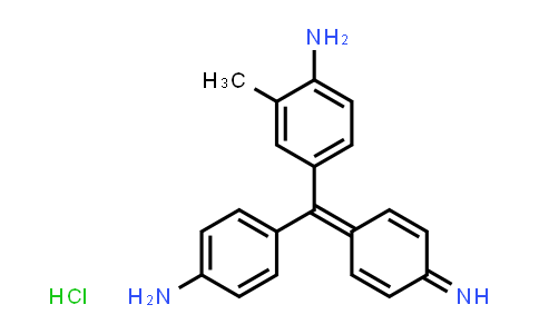 CAS No. 632-99-5, Fuchsine base (monohydrochloride)