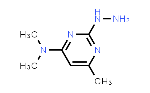 CAS No. 63206-75-7, 2-Hydrazinyl-N,N,6-trimethylpyrimidin-4-amine