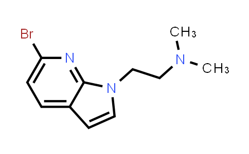 CAS No. 633305-33-6, 1H-Pyrrolo[2,3-b]pyridine-1-ethanamine, 6-bromo-N,N-dimethyl-