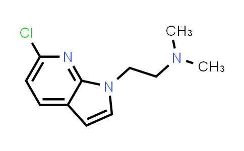 CAS No. 633305-35-8, 1H-Pyrrolo[2,3-b]pyridine-1-ethanamine, 6-chloro-N,N-dimethyl-