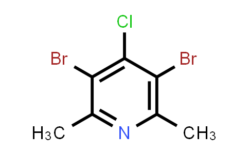 CAS No. 633318-46-4, 3,5-Dibromo-4-chloro-2,6-dimethylpyridine