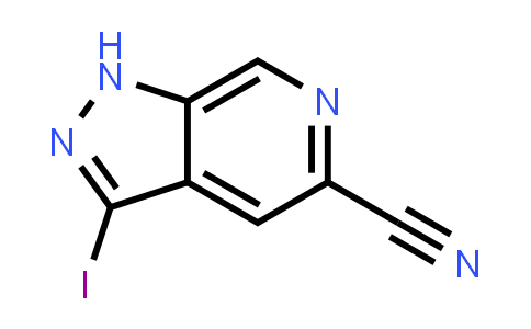 CAS No. 633328-51-5, 3-Iodo-1H-pyrazolo[3,4-c]pyridine-5-carbonitrile