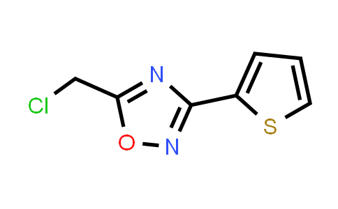 CAS No. 63417-81-2, 5-(Chloromethyl)-3-(2-thienyl)-1,2,4-oxadiazole