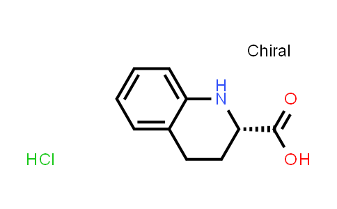 CAS No. 63430-98-8, (S)-1,2,3,4-Tetrahydro-quinoline-2-carboxylic acid (Hydrochloride)