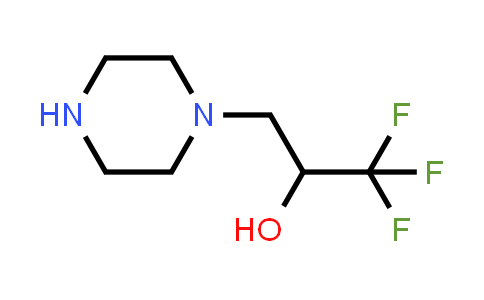 CAS No. 634576-49-1, 1,1,1-Trifluoro-3-(piperazin-1-yl)propan-2-ol