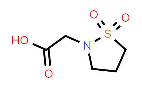 CAS No. 63459-24-5, 2-(1,1-Dioxidoisothiazolidin-2-yl)acetic acid