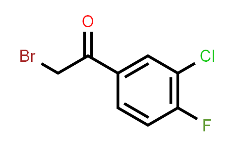 CAS No. 63529-30-6, 2-Bromo-1-(3-chloro-4-fluorophenyl)ethanone