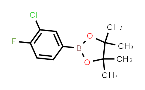 CAS No. 635305-46-3, 2-(3-Chloro-4-fluorophenyl)-4,4,5,5-tetramethyl-1,3,2-dioxaborolane