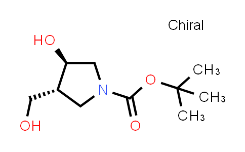 CAS No. 635319-09-4, tert-Butyl (3R,4R)-3-hydroxy-4-(hydroxymethyl)pyrrolidine-1-carboxylate